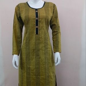 Khadi cotton kurti and trouser